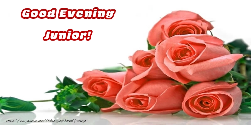  Greetings Cards for Good evening - Roses | Good Evening Junior